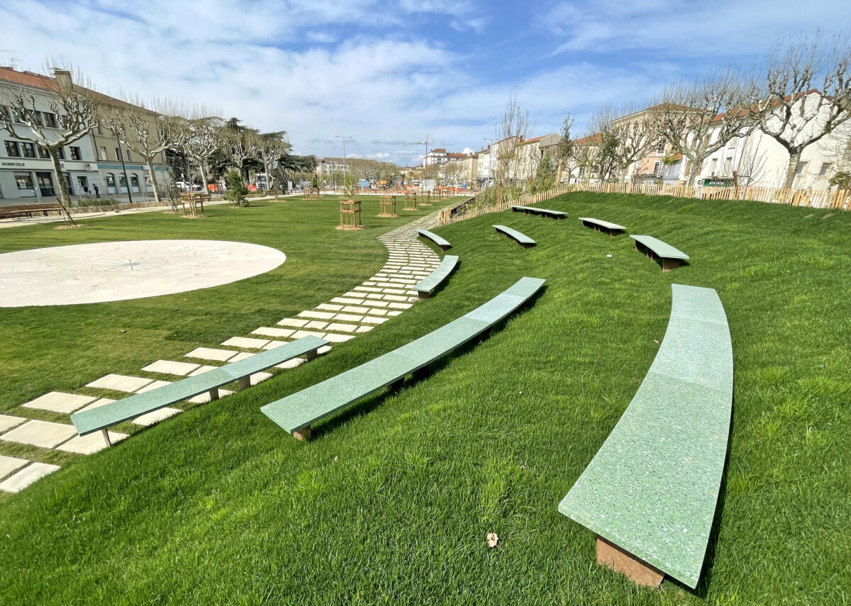 La Place Jean Jaurès se transforme en promenade-jardin