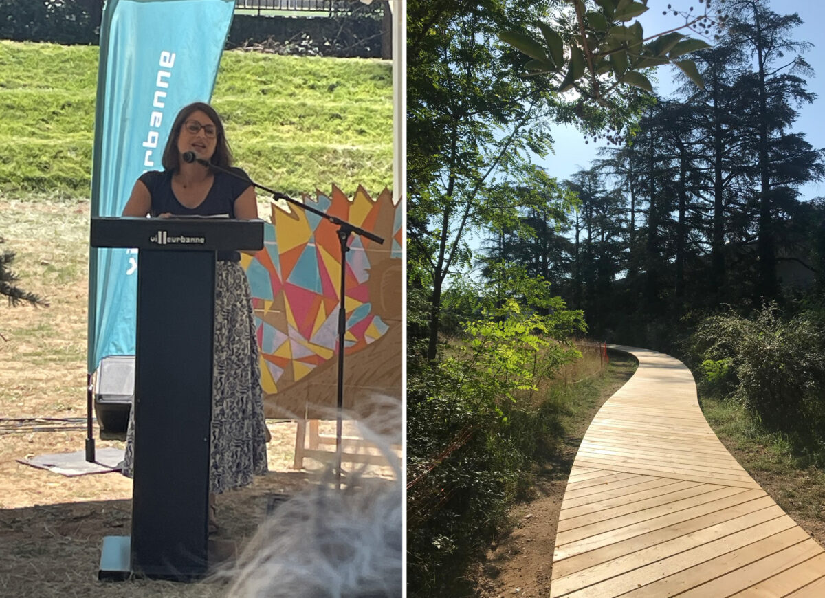 Inauguration du Parc aux hérissons à Villeurbanne