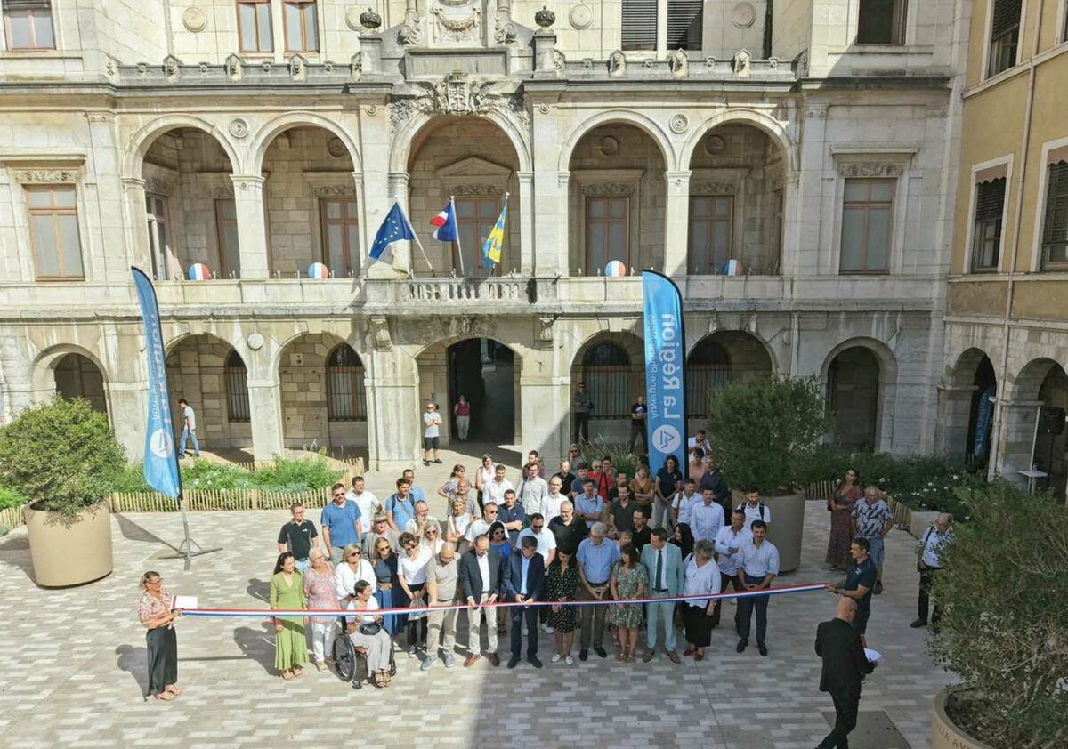 Inauguration de la Place de l&rsquo;Hôtel de Ville